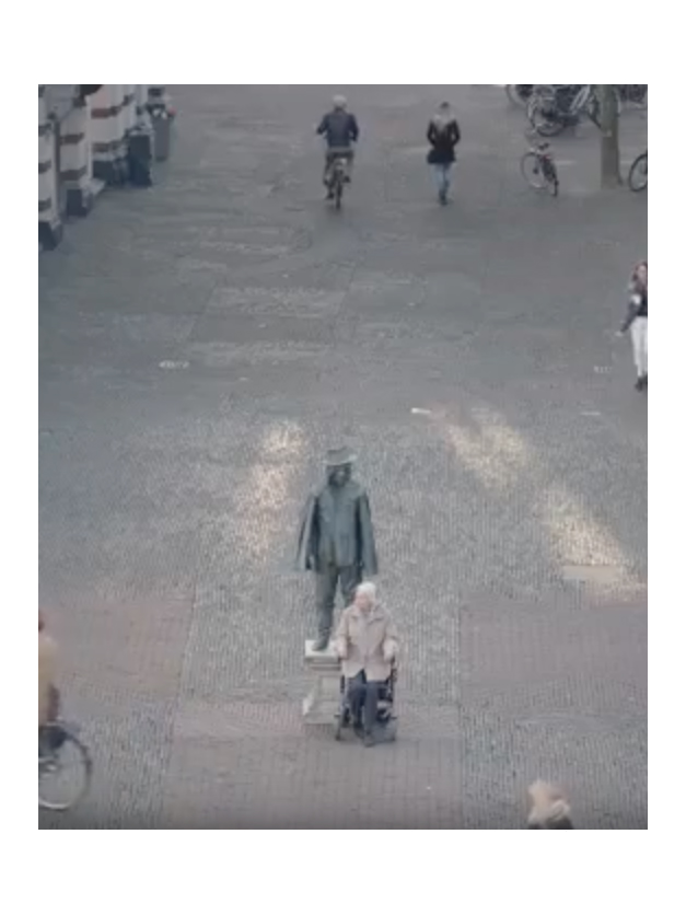 Maatwerk levend standbeeld Menzis FNV