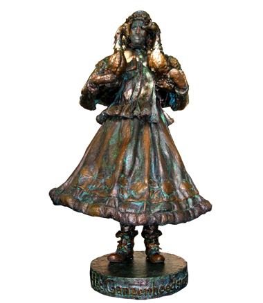 042 Het Ganzenhoedstertje - The Goose-Girl - Living Statue - Levend Standbeeld